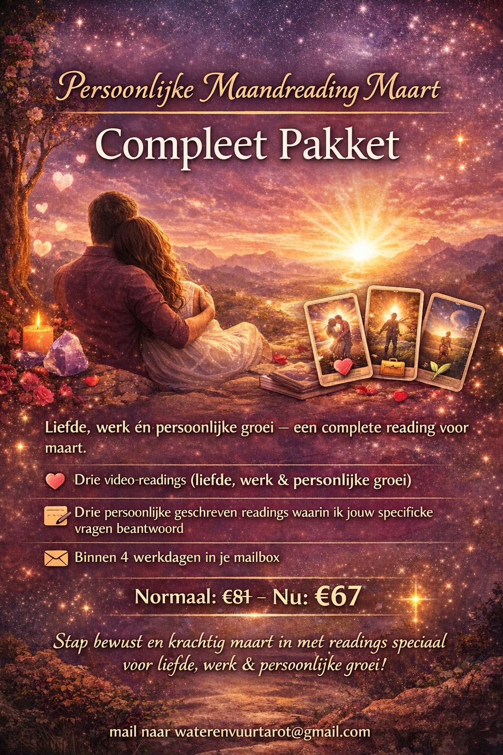 Persoonlijke Maandreading Maart — Compleet Pakket €67