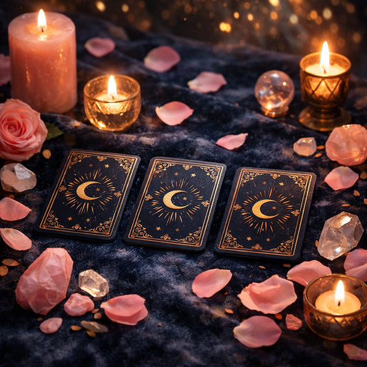 Gratis — 3 Tarot Spreads voor Liefde 🔮