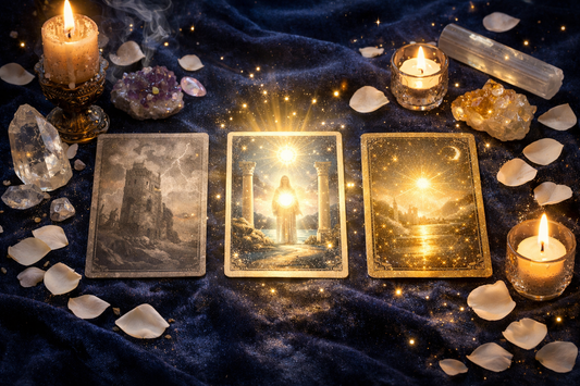 Drie Kaarten Reading — Verleden, Heden & Toekomst 🔮