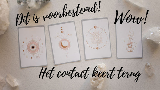 Verlenging - (21 januari 2023) Dit is voorbestemd! Wow! Het contact keert terug